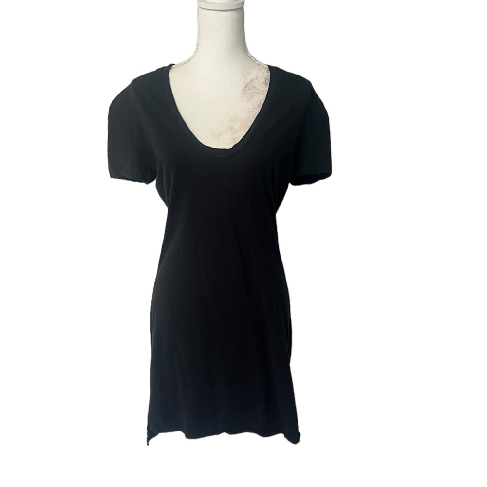 James Perse S/S V-Neck Dress - Sz 1 = Sz S - image 1